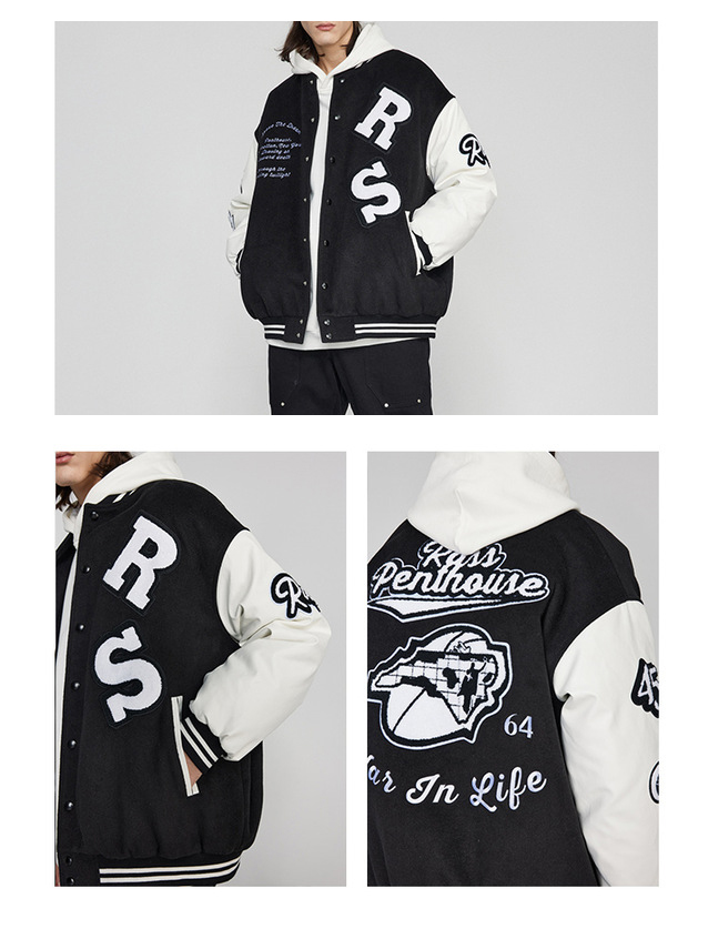 letterman jacket mga lalaki