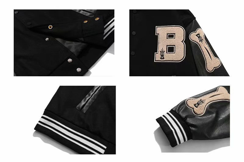 Männer Letterman Varsity Jacket