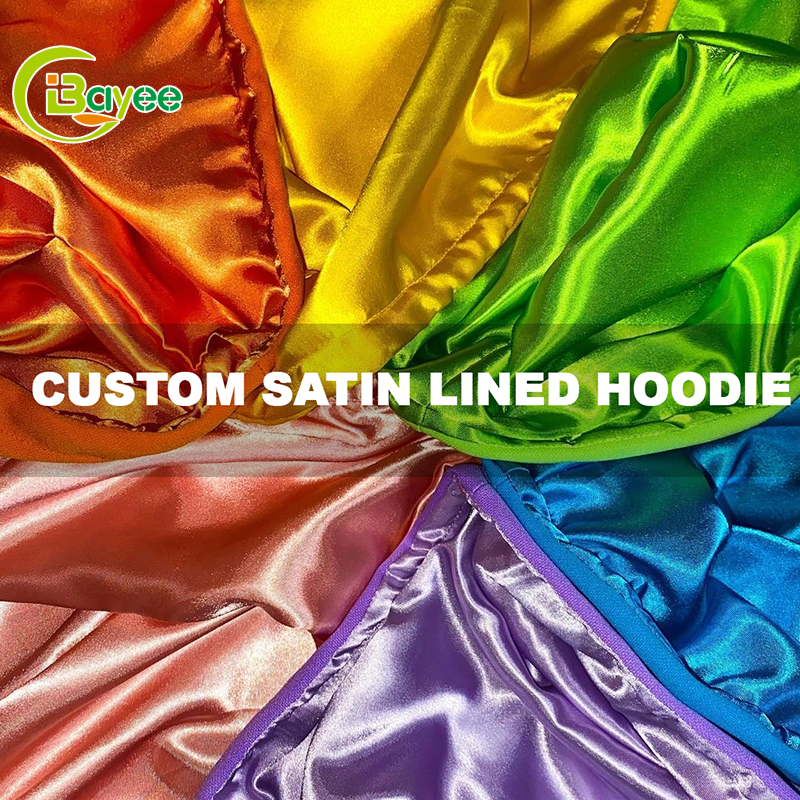 kain satin gym zip hoodie