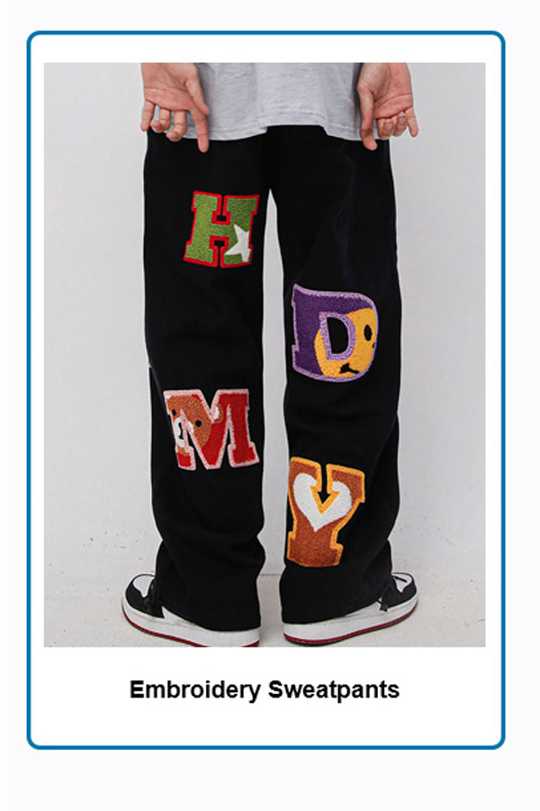 Embroidery-Sweatpants