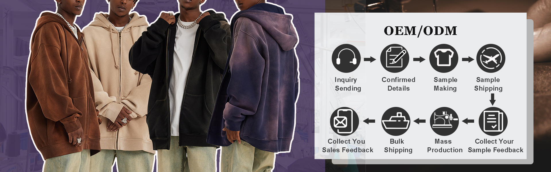 custom your own brand hoodie