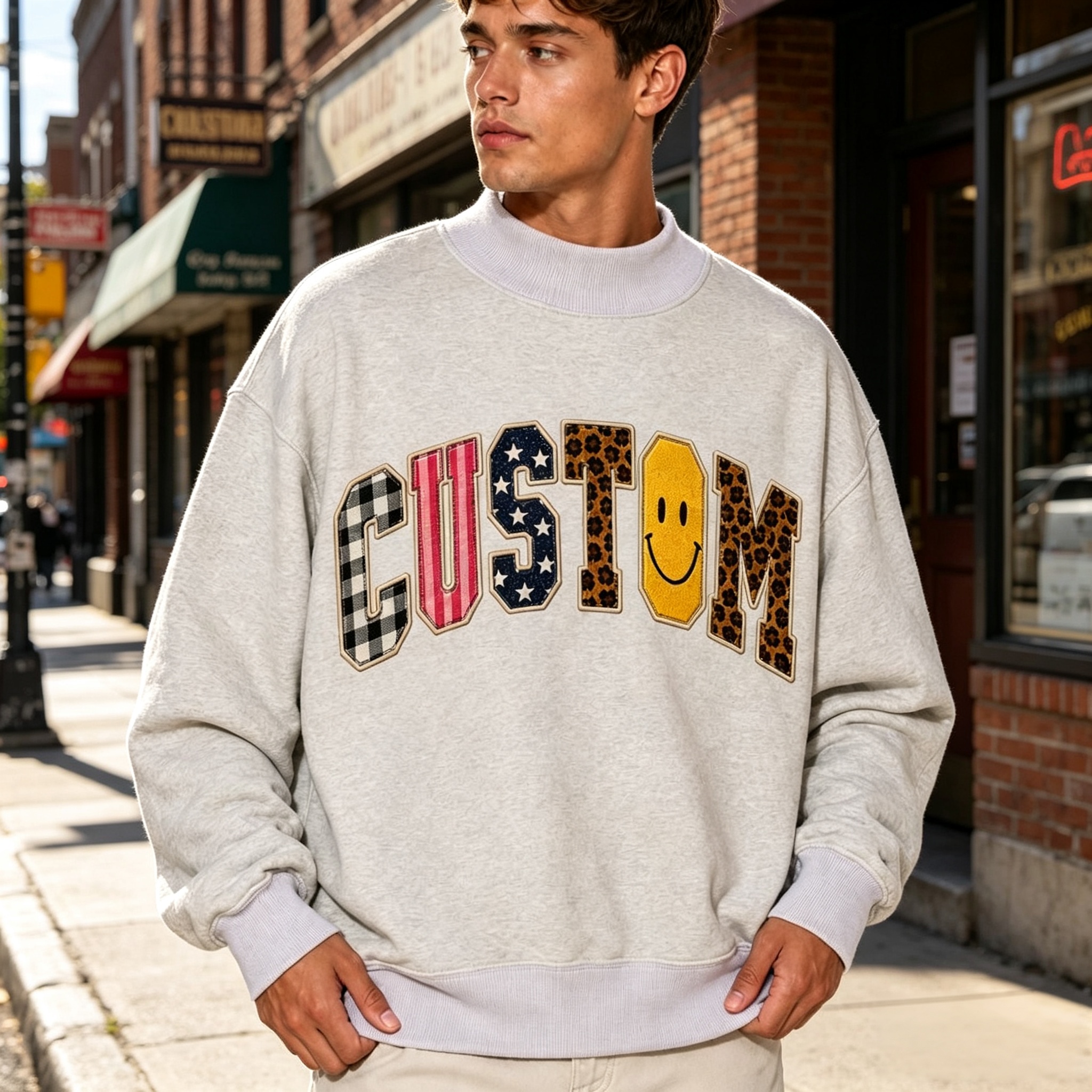 embroidered sweatshirts
