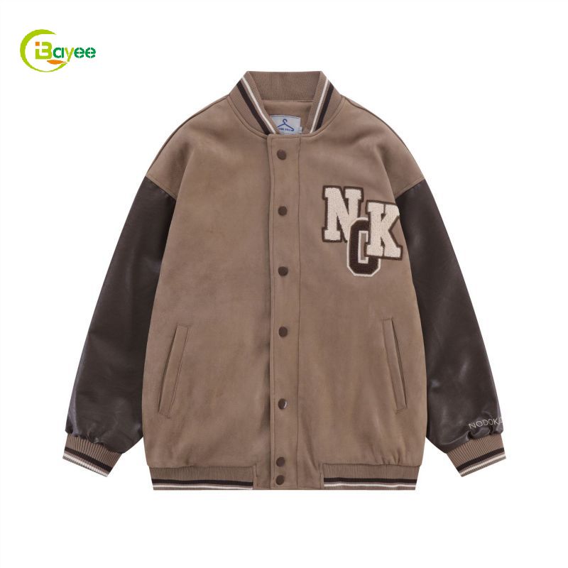 letterman custom leather varsity jacket for men
