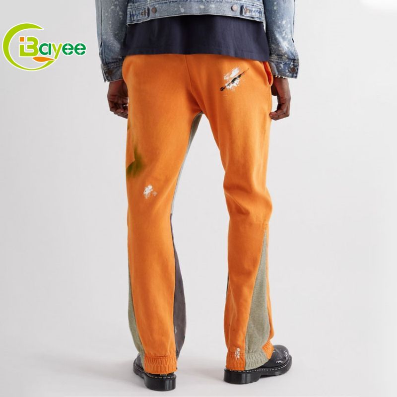 men flared jogger streetwear pants