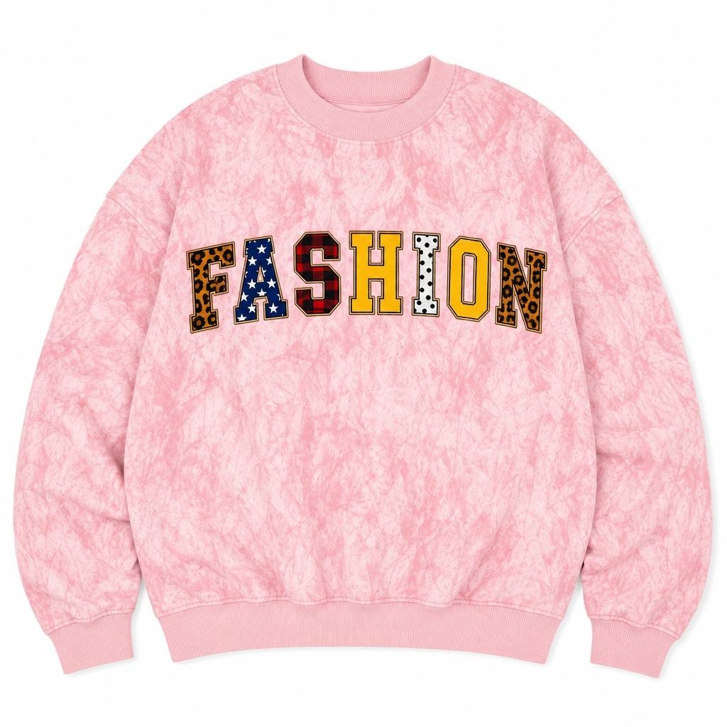 pink sweatshirt