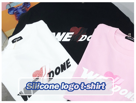 silicone logo t-shirt